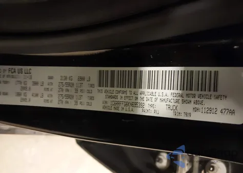 2019 Ram 1500 Big Horn/Lone Star 4X4 5'7 Box z USA, uszkodzony, nr VIN 1C6RRFFG6KN695392